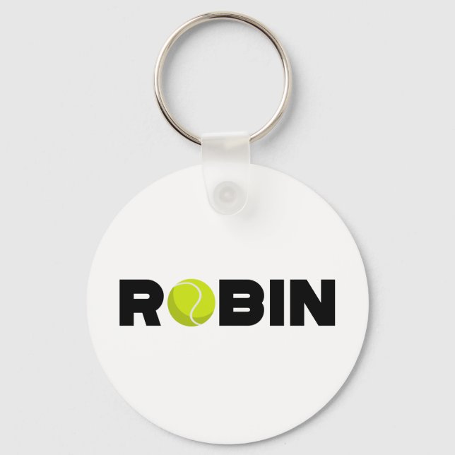 Robin Tennis Key Ring (Front)