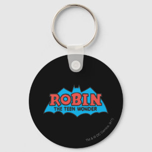 Robin The Teen Wonder Logo Key Ring