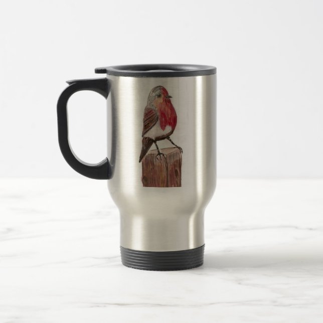Robin Travel Mug (Left)