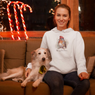 Robin Winter Delight, custom Hoodie