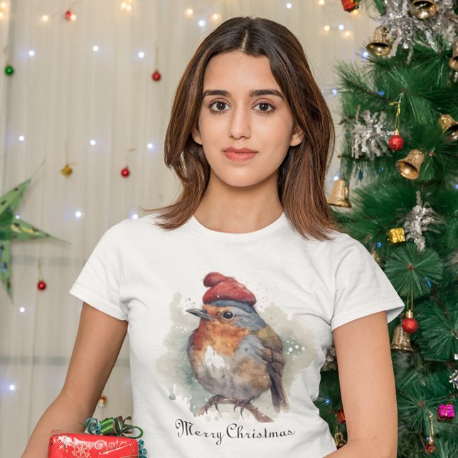 Robin Winter Delight, custom T-Shirt (Creator Uploaded)