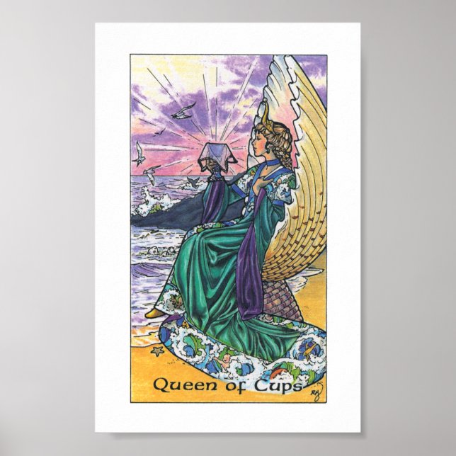 Robin Wood Tarot - Queen of Cups Poster (Front)