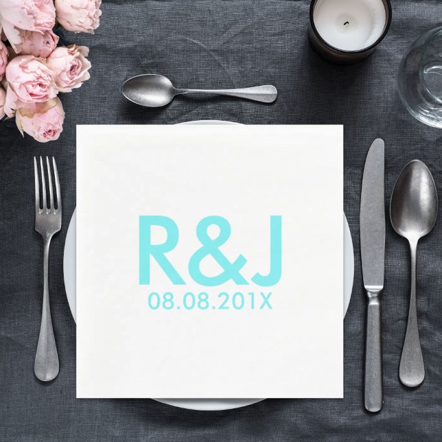 robin's egg blue Aqua blue turquoise wedding Napkin (robin's egg blue Aqua blue turquoise wedding Napkins)