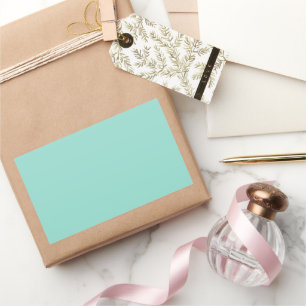 Robin's Egg Blue Rectangular Sticker