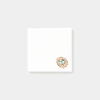 Robins Egg Nest Post it Notes Office Kitchen