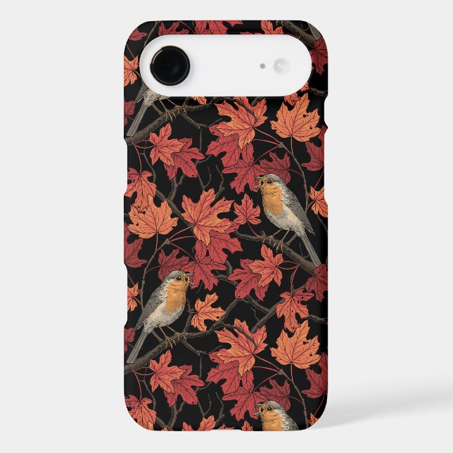 Robins in maple tree (Back)