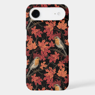 Robins in maple tree
