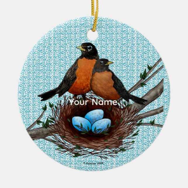 Robins Nest ornament (Front)