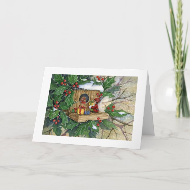 Robins X Mas Holiday Card (Front)