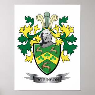 Robinson Coat of Arms Poster