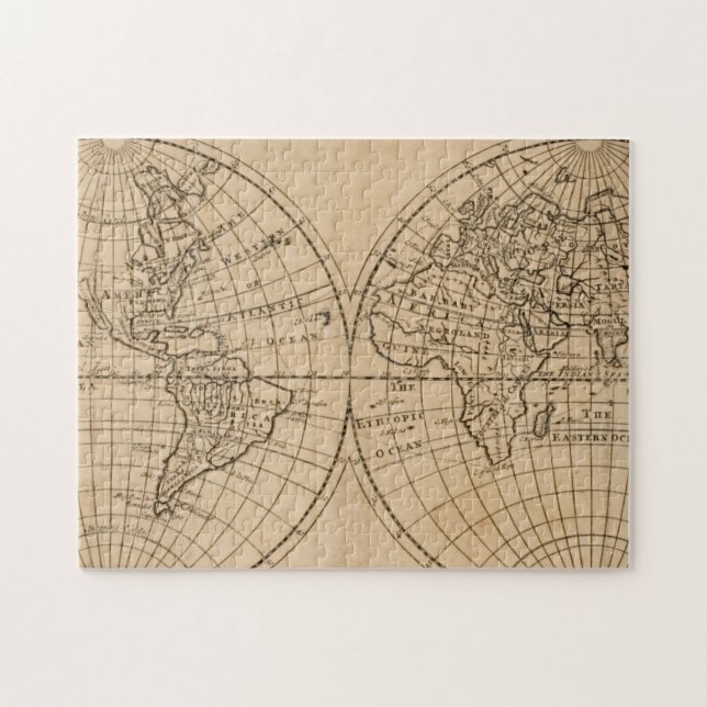 Robinson Crusoe's Map of the World Jigsaw Puzzle (Horizontal)