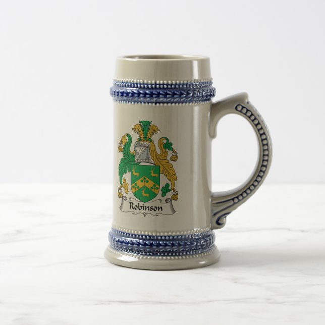 Robinson Family Crest Beer Stein (Right)