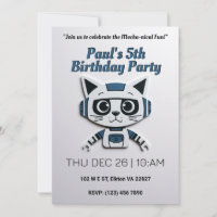 Robo Cat Birthday Party - Futuristic Feline Fun