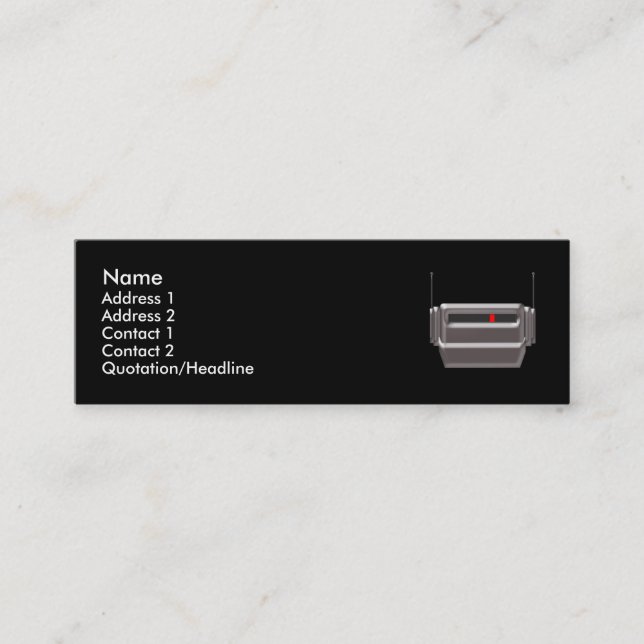 Robo Head Profile Card (Front)