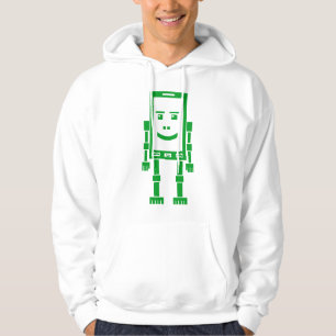 Robo Phone - Green Hoodie