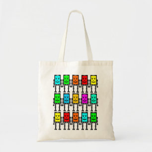 Robo Phones Tote Bag