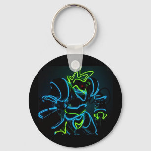 Robo-Raver Keychain