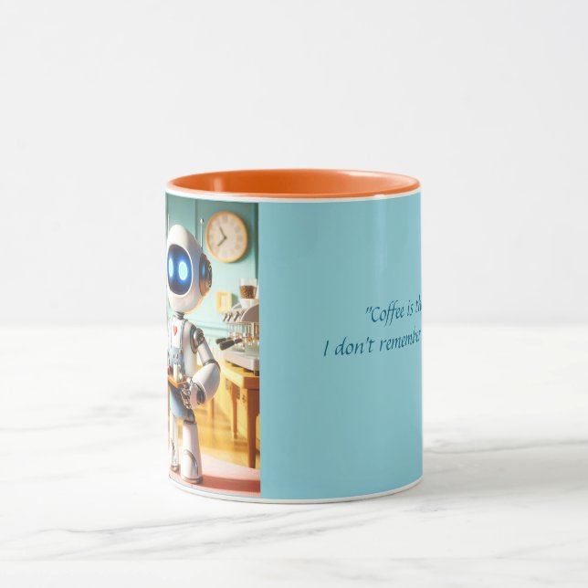 RoboBarista – AI Coffee Master Mug (Center)