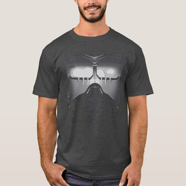 Robocop Chest Plate Graphic T-Shirt (Front)