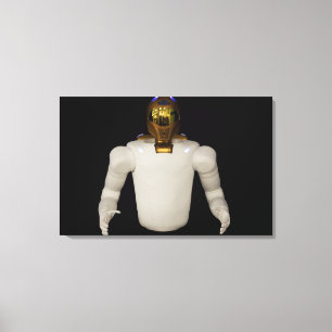 Robonaut 2, a dexterous, humanoid astronaut hel 3 canvas print