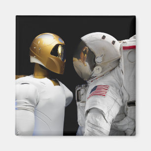 Robonaut 2, a dexterous, humanoid astronaut hel 3 magnet