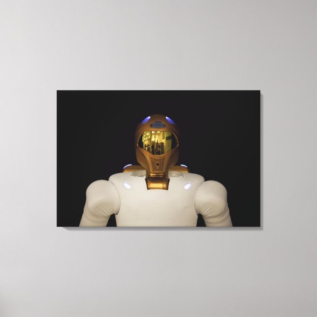 Robonaut 2, a dexterous, humanoid astronaut hel 4 canvas print (Front)