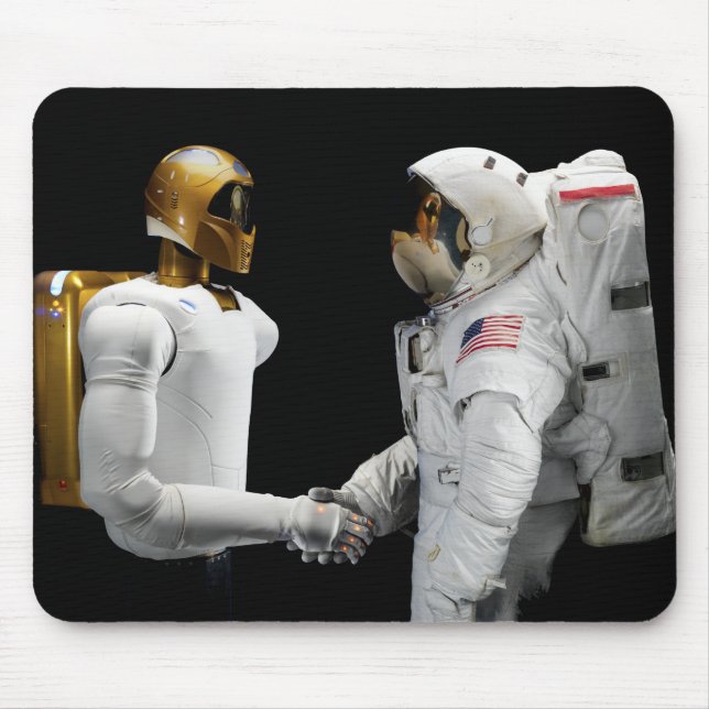 Robonaut 2, a dexterous, humanoid astronaut hel 4 mouse pad (Front)