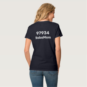 RoboPanther RoboMom Women's V-Neck T-Shirt