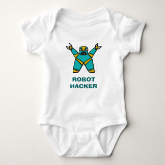 robot12, ROBOT HACKER Baby Bodysuit