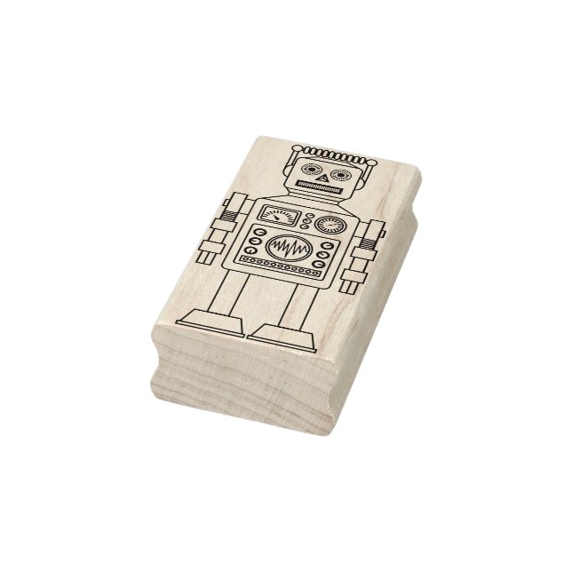 Robot 200423(03) rubber stamp (Stamp)