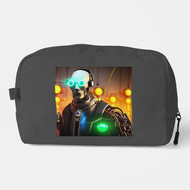 Robot 2 dopp kit toiletry bag (Front)