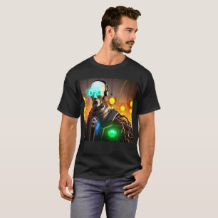 Robot 2 men black T-shirt