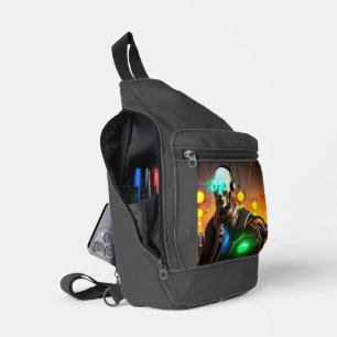 Robot 2 sling bag backpack