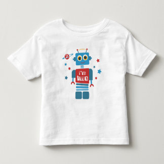 Robot 2nd Birthday Toddler T-Shirt