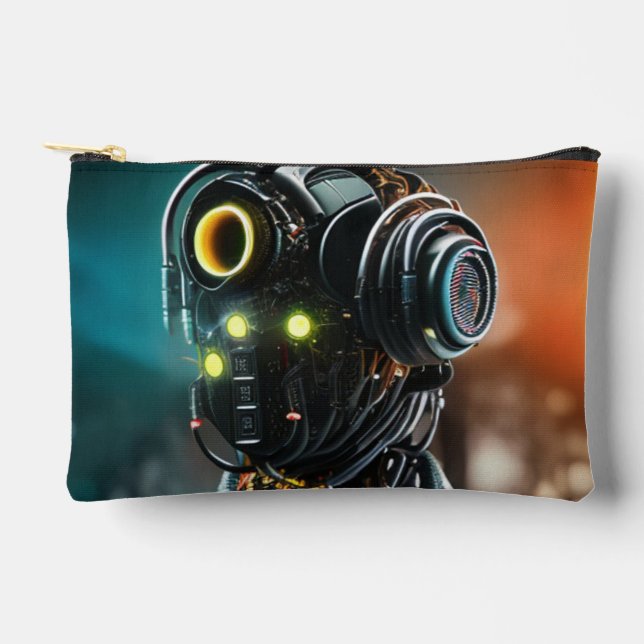 Robot 3 small accessory bag pouch (Front)