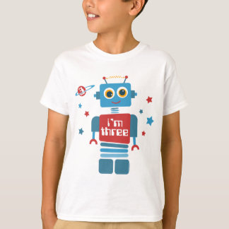 Robot 3rd Birthday T-Shirt