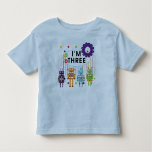 Robot 3rd Birthday T shirts and Gifts