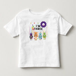 Robot 3rd Birthday T shirts and Gifts
