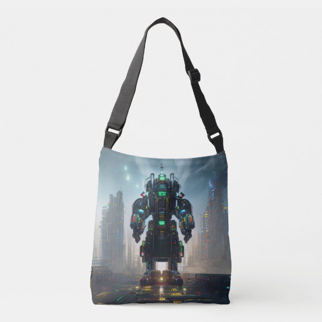 Robot 4 crossbody bag (Front)