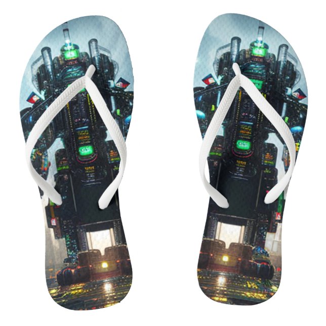 Robot 4 flip flops (Footbed)