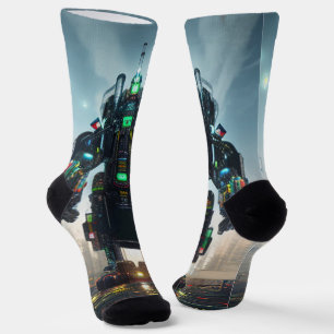 Robot 4 premium socks