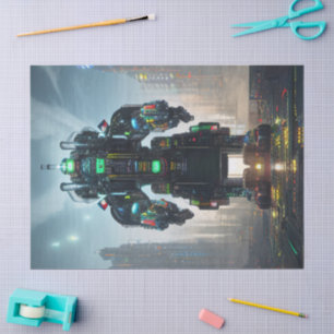 Robot 4 tissue paper