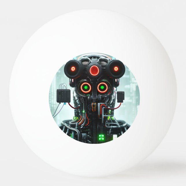 Robot 5 1-star ping pong ball (Front)