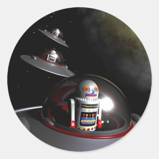 ROBOT - 7 Saucers Sticker