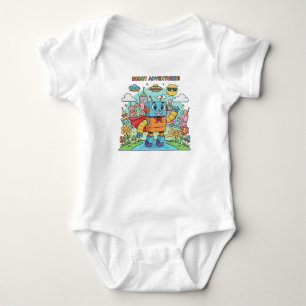 Robot Adventures Baby Bodysuit
