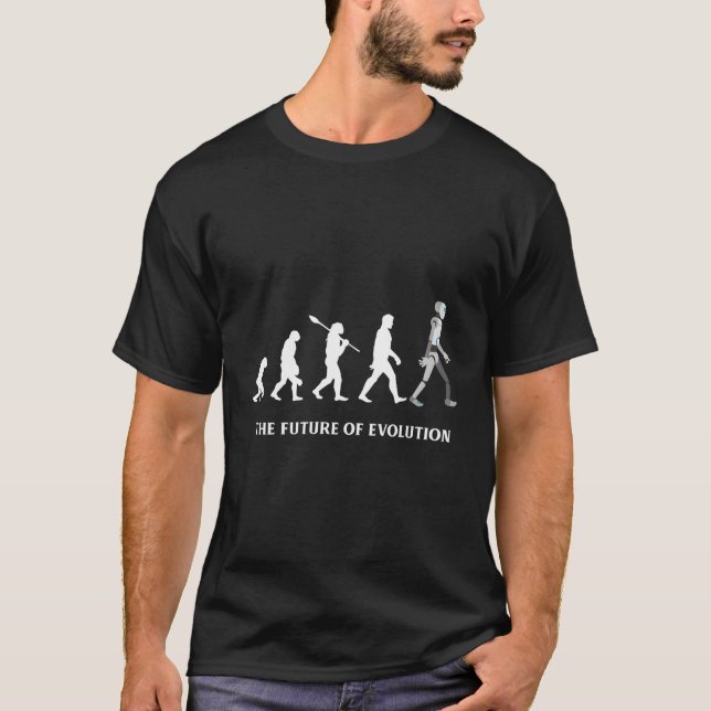 Robot Artificial Intelligence Future Of Evolution T-Shirt (Front)