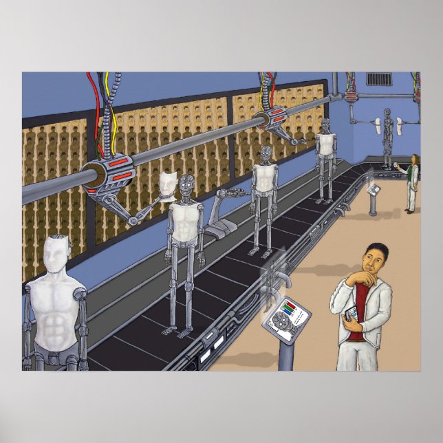 Robot Assembly Poster (Front)