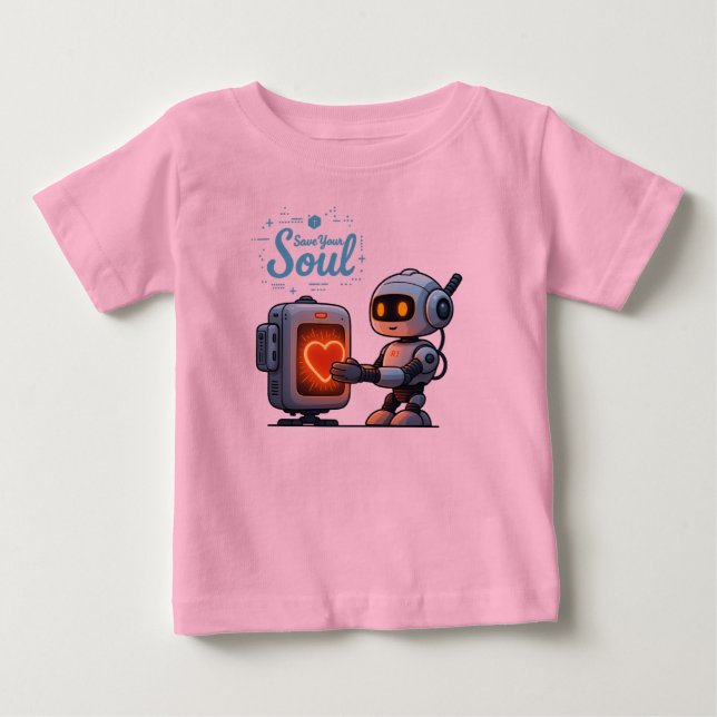 robot  baby T-Shirt (Front)