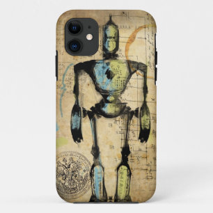 Robot Blueprint #1 Case-Mate iPhone Case