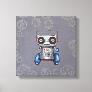 Robot Boomer Canvas Print